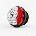 Brake caliper phone grip in Flame Red