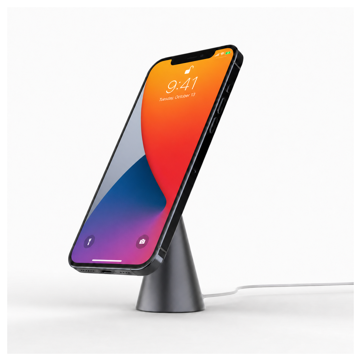C18 Qi2.2 wireless charger in Grey finish