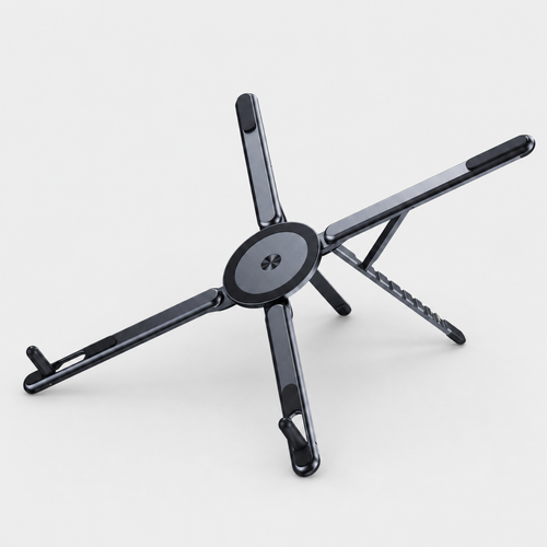 AF102 foldable laptop and tablet stand in Space Grey