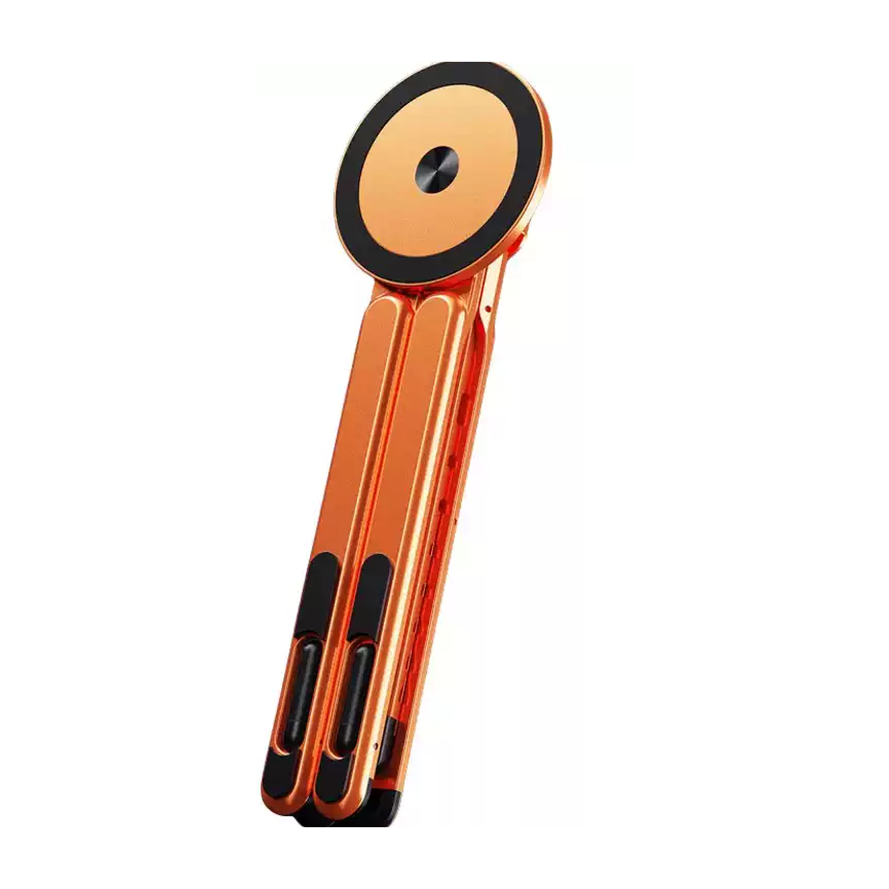 AF102 foldable stand in aluminium orange finish