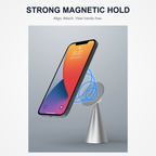 Strong magnetic phone attachment on the Metalinist C18 stand